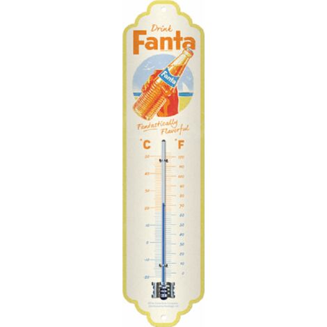 Thermomètre métal bombé hauteur 30 cm LES CALLANCHE DE PIANA