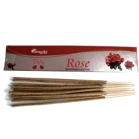 Bâtons d'encens védiques - Rose- Vendu par 1 (1/3)