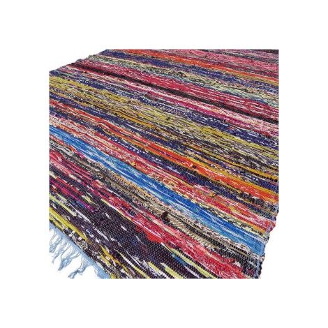 Tapis de luxe en mousseline 153 x 90 cm - Bleu- Vendu par 1 (1/4)
