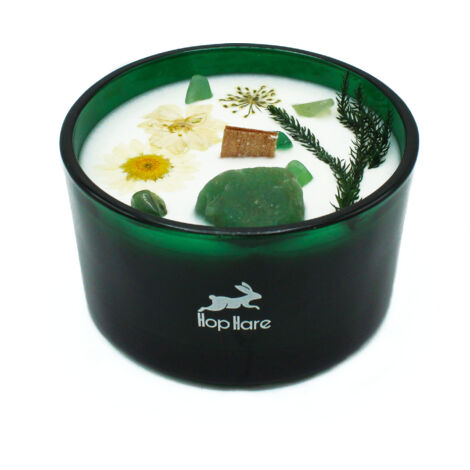 Bougie Fleur Magique en Cristal de Lièvre de Houblon - Le Magicien- Vendu par 1 (1/4)