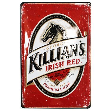 Plaque métal pub ancienne whisky décoration murale 20x30 cm