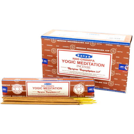 Bâtons d'encens Satya 15g - Méditation Yogique- Vendu par 1 (1/2)