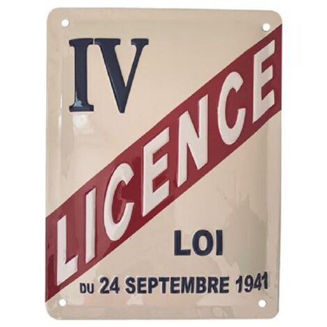 Plaque Métal Bombée 20x40 Cm – Publicité Ancienne Pâté De Porc Hénaff 1930