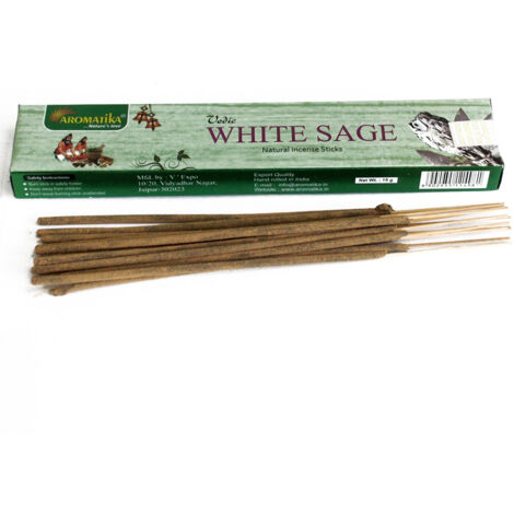 Bâtons d'encens védiques - Sauge Blanche- Vendu par 1 (1/3)