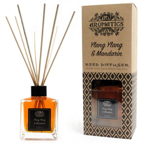 Diffuseur d'huiles essentielles d'ylang-ylang et de mandarine. 200 ml- Vendu par 1 (1/4)