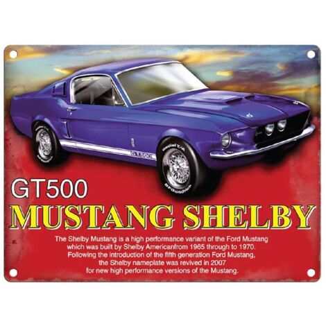 Plaque métal 30 X 40 cm plate : FORD CAPRI Mark I