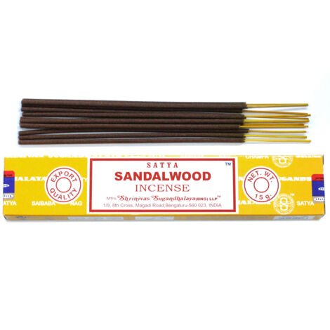Encens Satya 15g - Bois de Santal- Vendu par 1 (1/2)