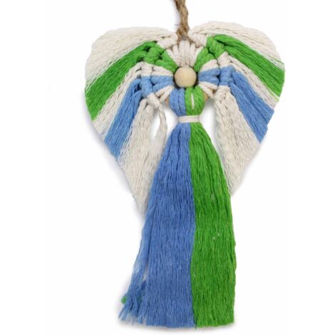 Ange en macramé - Terre- Vendu par 1 (1/3)