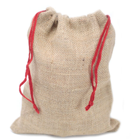 Petit sac en jute - 180x220mm- Vendu par 1 (1/4)
