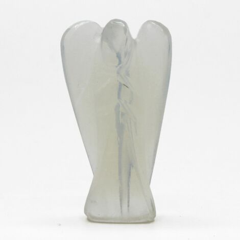 Ange en pierre précieuse sculptée à la main - Opalite- Vendu par 1 (1/4)