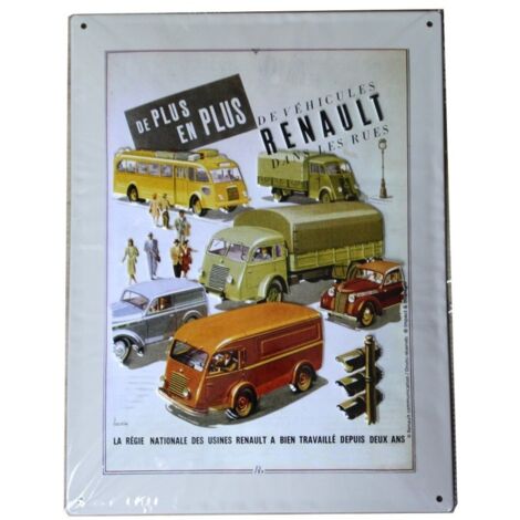 Plaque En Mtal Publicitaire