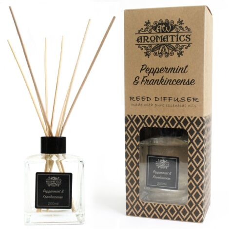Diffuseur d'huiles essentielles de menthe poivrée et d'encens 200 ml- Vendu par 1 (1/4)