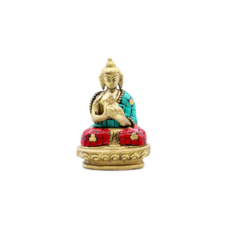 Figure de Bouddha en Laiton - Bénédiction - 7,5 cm- Vendu par 1 (1/4)