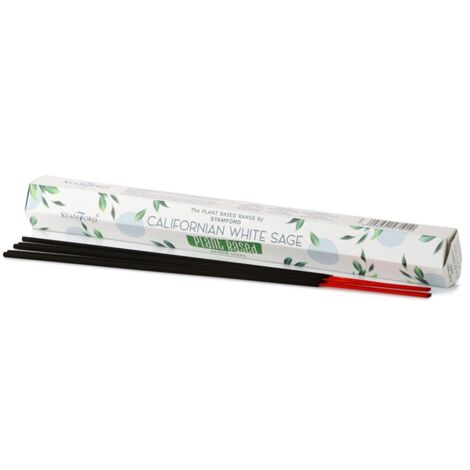 Bâtons d'encens à base de plantes - Sauge Blanche- Vendu par 1 (1/3)