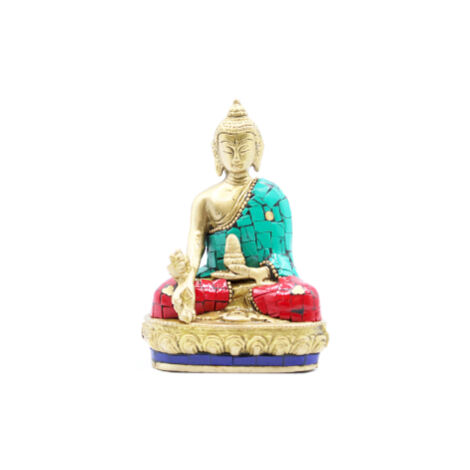 Figure de Bouddha en Laiton - Mains vers le bas - 11,5 cm- Vendu par 1 (1/4)