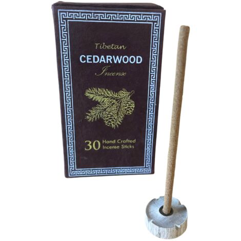Coffret cadeau Himalayan Sughandit Dhoop Incesne - Bois de cèdre- Vendu par 1 (1/4)