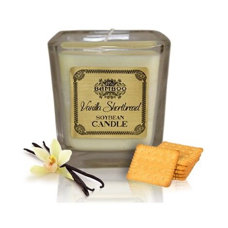 Bougies en pot de soja - Sablés à la vanille- Vendu par 1 (1/4)