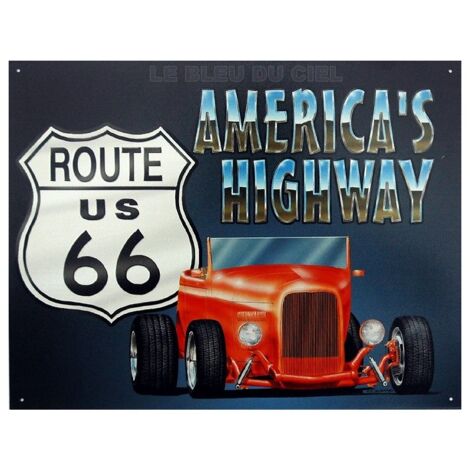PLAQUE METAL Rosie's Diner -Deco Usa / Vintage - 40X32 Cm EUR 19,99 - FR