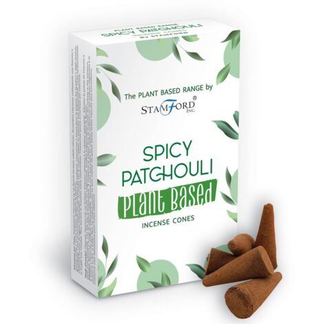 Cônes d'encens à base de plantes - Patchouli épicé- Vendu par 1 (1/2)