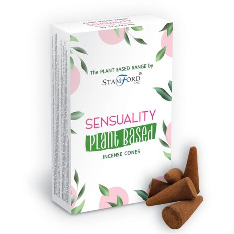 Cônes d'encens à base de plantes - Sensualité- Vendu par 1 (1/2)