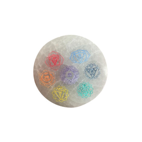 Petite plaque de chargement 8 cm - Chakra Design - couleur- Vendu par 1 (1/2)
