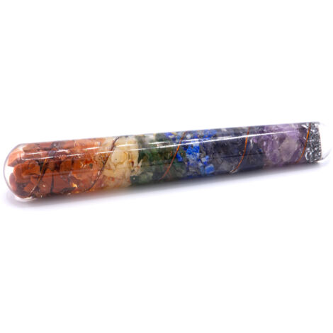 Orgonite Chackra et baguette de guérison en cuivre - 140 x 30 mm- Vendu par 1 (1/2)