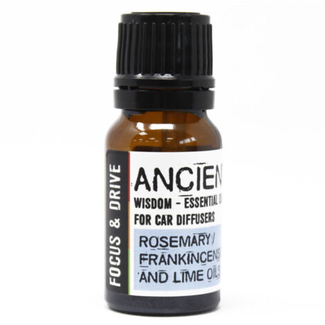 Mélange d'aromathérapie pour voiture 10 ml - Focus & Drive- Vendu par 1 (1/4)