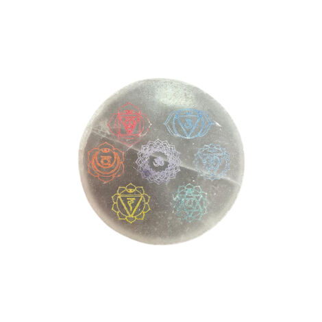 Plaque de Charge Moyenne 10cm - Chakra Design (col)- Vendu par 1 (1/2)