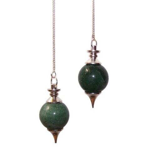Pendule Sphère - Aventurine Verte- Vendu par 1 (1/3)