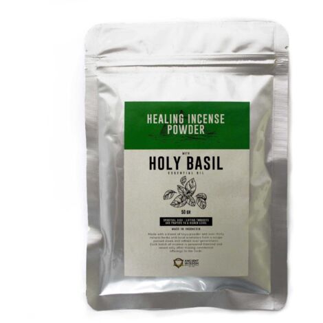 Poudre d'encens curative - Basilic sacré 50 g- Vendu par 1 (1/2)