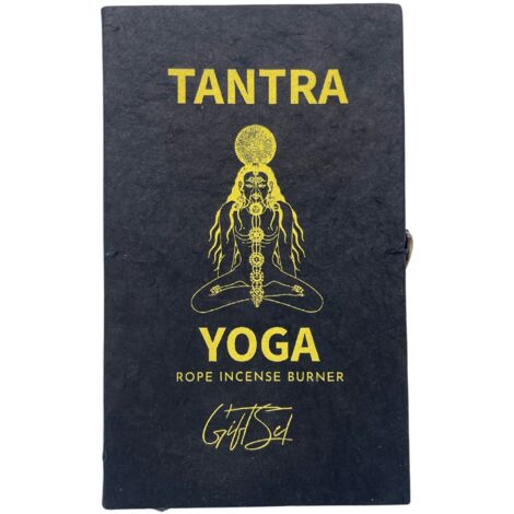 Ensemble d'encens en corde et support plaqué argent - Sept Chakras- Vendu par 1 (1/4)