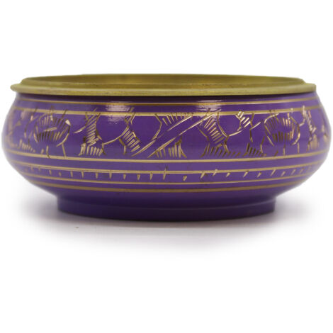 Pot d'encens au charbon de bois Chakra - Couronne- Vendu par 1 (1/4)