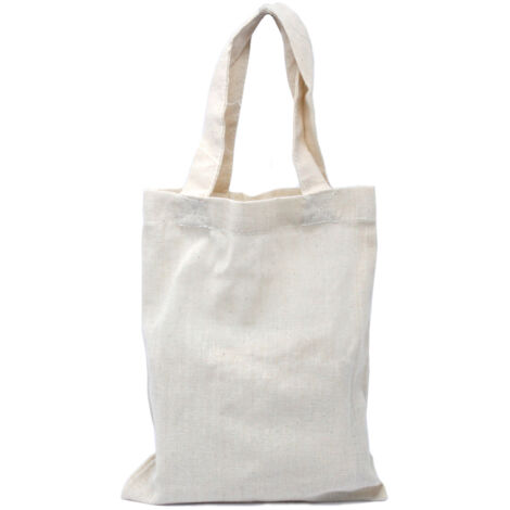 Petit sac en coton naturel 4oz 25x20cm- Vendu par 1 (1/2)