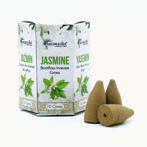 Encens Masala Backflow pack de 10 - Jasmin- Vendu par 1 (1/2)