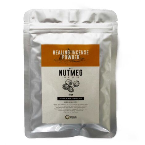 Poudre d'encens curative - Noix de muscade 50 g- Vendu par 1 (1/2)