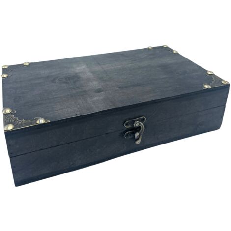 Boîte à Thé / Cadeau / Panier - Gris- Vendu par 1 (1/2)