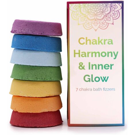 Chakra Bath Fizz - Grande boîte - Chakra Harmonie & Éclat Intérieur- Vendu par 1 (1/3)