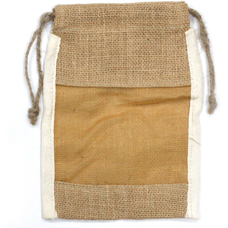 Pochette en Jute Lavée Med - 21x15cm- Vendu par 1 (1/4)