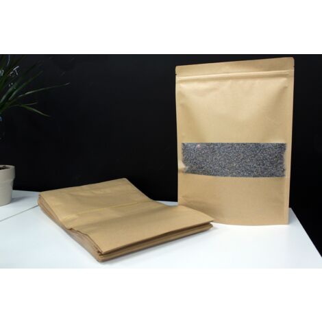 Sac à fenêtre kraft 25 x 35 cm- Vendu par 1 (1/4)