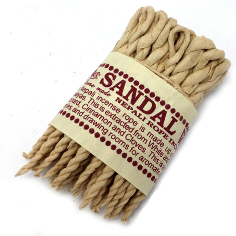 Corde d'encens aux herbes pures - Bois de santal et épices- Vendu par 1 (1/4)