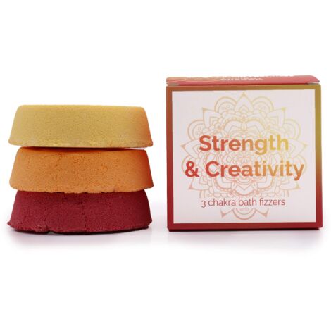 Chakra Bath Fizz - Petite boîte - Force & Créativité- Vendu par 1 (1/2)