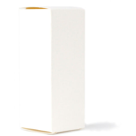 Boîte pour Flacon Ambré 50ml - Blanc- Vendu par 1 (1/4)
