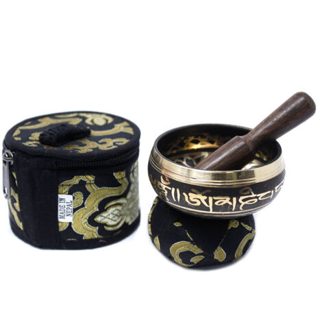 Coffret cadeau mini bol chantant - Noir- Vendu par 1 (1/4)