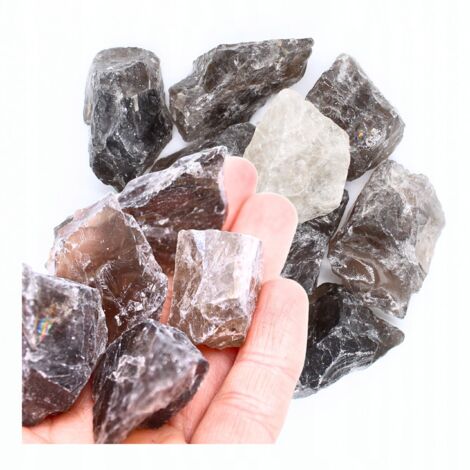 Pierres brutes QUARTZ FUMÉ 1 pièce 2-4 cm (1/5)