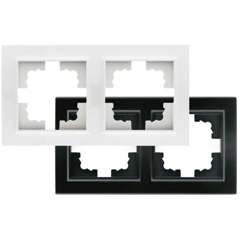 Cadre pour 2 modules - EP Noir - Ledme - EP-49-B (1/5)