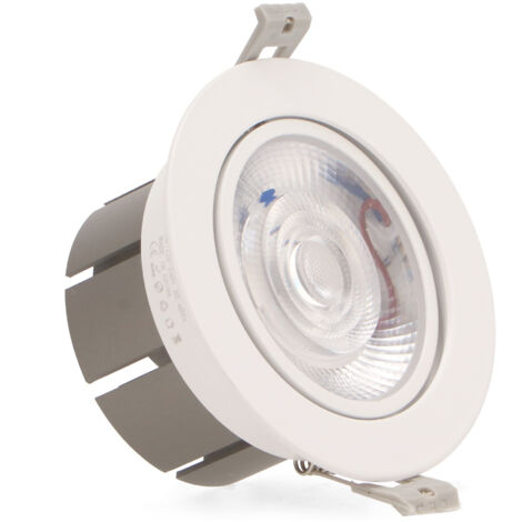 Spot encastrable LED orientable CobFix 15 W 6000 K - Ledme - GA4407 (1/3)