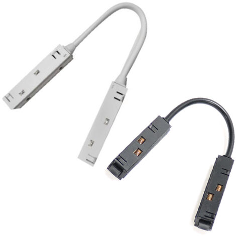 Double connexion pour rail magnétique Série 16mm Noir - Ledme - LM3233 (1/4)