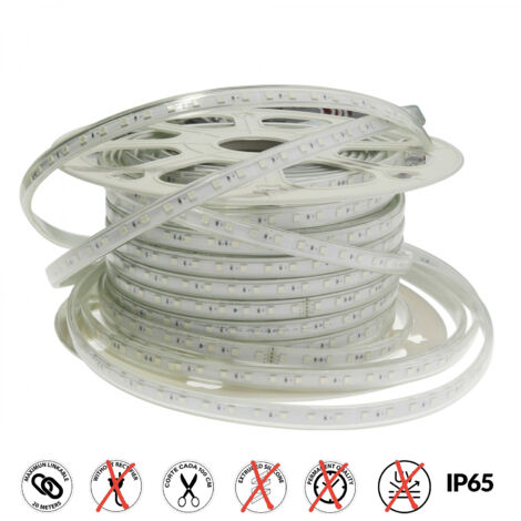 Tiroir LED 220VAC SMD2835 Rapide 14,4W/m - 50 mètres 4500K - Ledme - LM2302 (1/2)