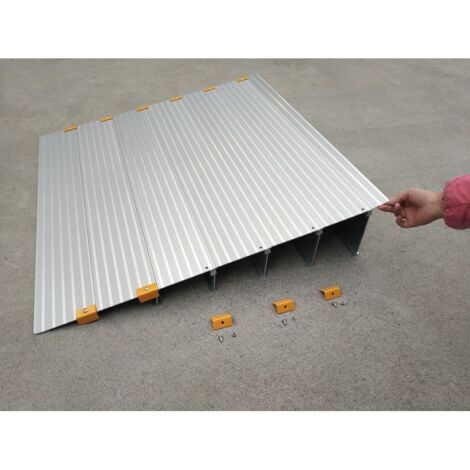 Plan incliné aluminium Modulaire - 5 cm