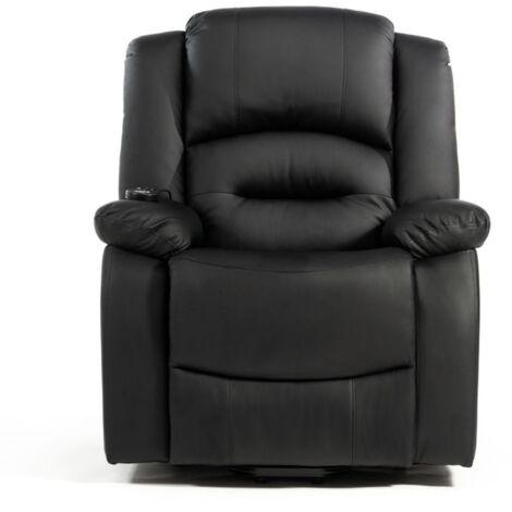 Fauteuil releveur massant chauffant - Marron